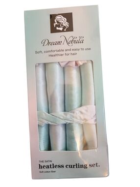Dream Nebula Satin Heatless Curling Set - Pastel Mint